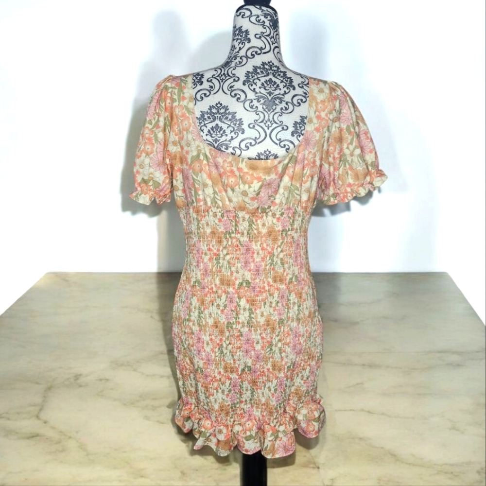 ๐๏ธ GLAMOROUS Floral Linen Vintage Mini - 10 - Picture 4 of 14